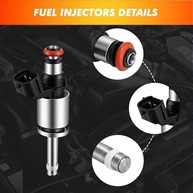 Kit 4 Injetores de Combustível Mazda 3, 6, CX-5, CX-9 2.5L L4 (2014-2019) - PY0113250 FJ1288 - imagem 4