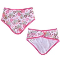 Bandana Babador Bebê Menina - Kit 4 Peças Estilosas e Protetoras | Comtac Kids - imagem 5