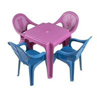 Kit Mesa e Cadeiras Infantil Teddy: Diversão Garantida! - imagem 1