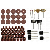 Kit Micro Retífica 150 Peças: Lixas e Escovas - imagem 1