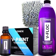 Kit Automotivo Premium: Shampoo V-Floc 1,5L + V-Paint 20ml + Luva Microfibra - Vonixx & Karbox - imagem 2