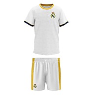 Kit Mini Craque Real Madrid Infantil – Branco e Amarelo - imagem 1