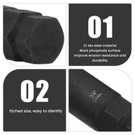 Kit 8 Soquetes Anti-Furto para Porcas de Roda CR-MO | Remoção Segura e Eficiente - imagem 4