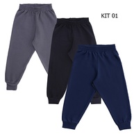 Kit Moletom Infantil Flanelado: 3 Peças Quentinha! - imagem 1
