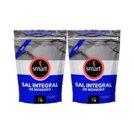 Kit com 2 Pouchs de Sal Integral de Mossoró Fino de 1kg cada - Smart - imagem 2