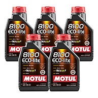 KIT MOTUL 8100 ECO-LITE 5W-20: O Segredo para Economia e Performance - imagem 1