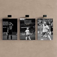 Kit 3 Quadros Decorativos com Versículos Bíblicos Inspiradores - Edição Especial Neymar Jr - imagem 2