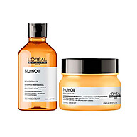 Kit NutriOil Shampoo e Máscara L'Oréal - Hidratação Profunda - imagem 1