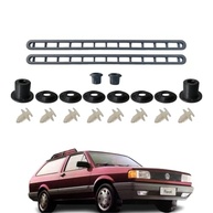 Kit Restauro Presilha Ombreira para Gol Voyage Parati Saveiro GL GLS GTS GTi 87 a 94 Cinza - imagem 2