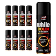 Tintas Spray Preto Fosco 600°C White Color Orbi Química - Kit com 8 Latas - imagem 2