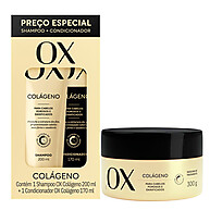 Kit Ox Shampoo + Condicionador e Máscara Colágeno – Hidratação Profunda - imagem 1