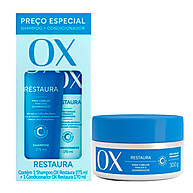 Kit Ox Shampoo + Condicionador + Máscara Restaura - imagem 1