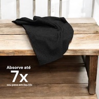 Kit Pano de Microfibra Preto 40x40cm - Limpeza Multiuso com 2 Unidades - imagem 5