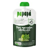 Kit 3X: Papinha Org. Pera Espinafre e Abobrinha Papapá 100g - imagem 2