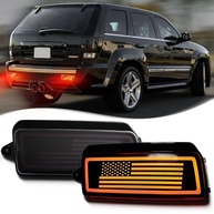 Kit 2 Luzes Refletoras LED Traseiras para Jeep Grand Cherokee WK1 (2005-2010) - Freio, DRL e Seta Sequencial - imagem 2