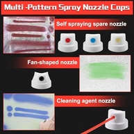 Kit 26 Tampas Universais para Tinta Spray: Bicos e Adaptadores para Grafite e Reparos - imagem 4
