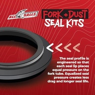 Kit Vedação Garfo All Balls Racing 56-121: Performance e Durabilidade para Kawasaki, Suzuki e Yamaha - imagem 3