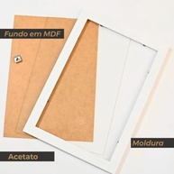 Kit 2 Molduras A3 30x42cm com Acetato - Proteção Elegante para Diplomas e Fotos - imagem 5