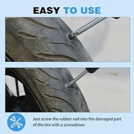 KAKUPPA Kit Profissional de Reparo de Pneu: Solução Rápida e Durável para Carros, Caminhões e Motos - imagem 4