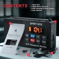 PARANORMIC Spirit Box: Kit Essencial para Investigação Paranormal com Micro SD 32GB e Lanterna - imagem 3