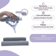 Kit com 3 Espumas para Mop Esponja - Refil Resistente e Absorvente para Limpeza Profissional - imagem 4