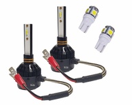 Kit Super LED H1 + T10 6000K: Iluminação Potente e Moderna para Seu Veículo - imagem 1