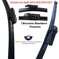 Kit 3 Palhetas Limpador Parabrisa Agile 2008-2014 (Dianteiras + Traseira) - Visibilidade Impecável - imagem 5