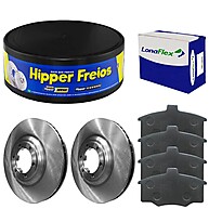 Kit Pastilha e Disco de Freio Pampa 85 a 97 – Dianteiro Ventilado - imagem 1