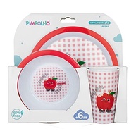 Pimpolho Kit Alimentação 3 Peças: Prato, Tigela e Copo - Seguro, Prático e Ideal para Bebês - imagem 2