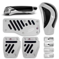 Kit Pedaleira Cromada: Tuning e Estilo! - imagem 1