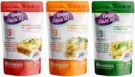 Kit 3 Konjac Massa Longa: Fettuccine, Lasanha, Penne - imagem 1