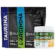 Kit Performance: Arginina, Taurina & Vitamina C - imagem 1