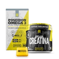 Kit Performance: Ômega 3 + Creatina + Porta Cápsulas - imagem 1