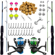 Kit Pesca Completo: 2 Varas, 2 Molinetes e Acessórios - imagem 1