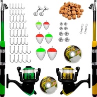 Kit Pesca Completo: 2 Varas + 2 Molinetes - imagem 1