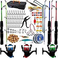 Kit Pesca Completo: 3 Varas + Acessórios - imagem 1