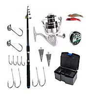Kit Pesca Completo: Molinete, Vara e Acessórios - imagem 1