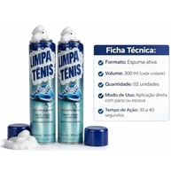 kit 2 Limpa Tênis Premium Espuma Magica para Calcados Petroplus Nylon Borracha Tecido Couro Sintetico - imagem 5