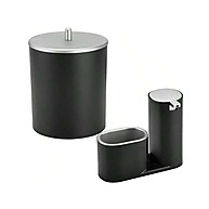 Kit Pia Cozinha: Dispenser, Esponja e Lixeira - imagem 1