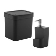 Kit Pia Organizada: Lixeira + Dosador Trium - imagem 1