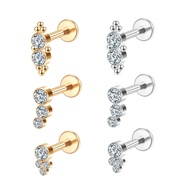 Kit Piercing Aço Cirúrgico: Helix, Tragus e Boca - imagem 1