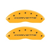 Capa de Pinça MGP Caliper Covers C5/Corvette Amarela - Kit 4 Peças - imagem 1