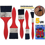 Kit Pincéis Western para Pintura Profissional - Madeira e Nylon - imagem 1