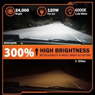 Kit Lâmpadas LED Farol e Neblina Toyota Tundra 2007-2013: Brilho 300% Superior, Plug and Play - imagem 3
