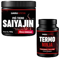 Kit Pré-Treino Saiyajin + Termogênico Ninja - Potência Máxima nos Treinos - imagem 1