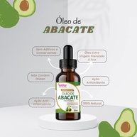Kit Com 4 - Óleo de Abacate Premium Com Vitamina E Extravirgem 30ml Nataly - imagem 3