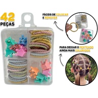 Kit Prendedores de Cabelo Infantil: 42 Peças Coloridas! - imagem 1