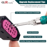 Kit Ferramenta Extratora de Pinos JRready ST5255: Reparo Profissional para Conectores Molex, AMP, Delphi e Bosch - imagem 4