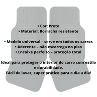 Kit 4 Tapetes Automotivos Universais em Borracha Preta: Proteção e Estilo para Seu Carro - imagem 3