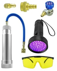 Kit Injetor de Óleo e Corante para Ar Condicionado - Compatível com R134A, R22, R12, R1234YF - imagem 2